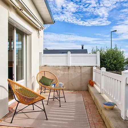 别墅 Maison Cosy A 100 M De La Plage, Couple, Famille, Jardin, Parking
