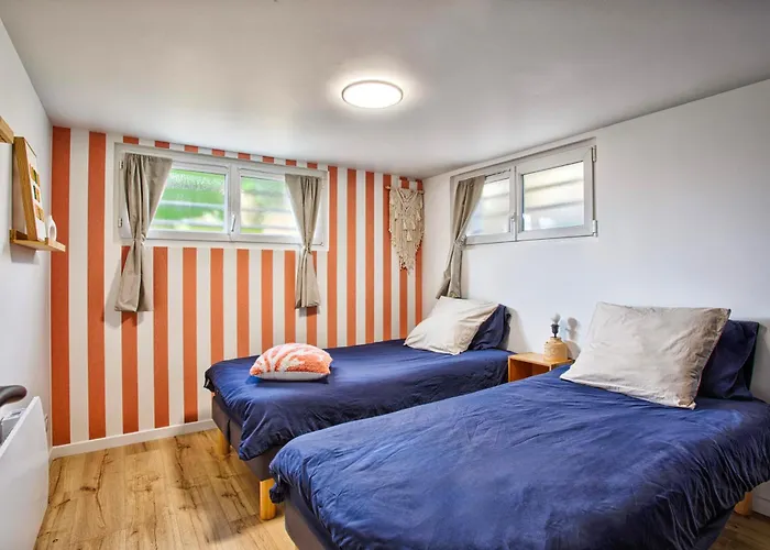 Maison Cosy A 100 M De La Plage, Couple, Famille, Jardin, Parking * 吕克索梅