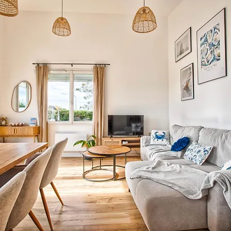 Вилла Maison Cosy A 100 M De La Plage, Couple, Famille, Jardin, Parking
